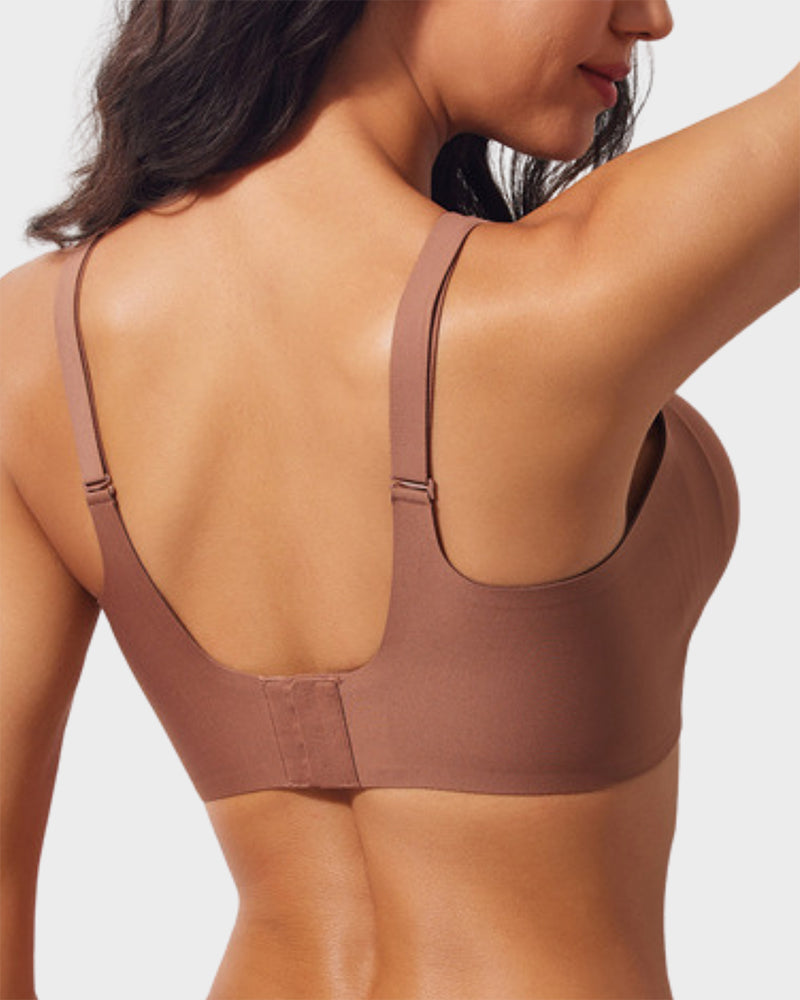 Sostén inalámbrico con tira de gel suave y cómoda sin costuras