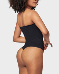 Body moldeador bandeau sin costuras con tirantes removibles