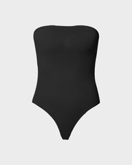 Body moldeador bandeau sin costuras con tirantes removibles