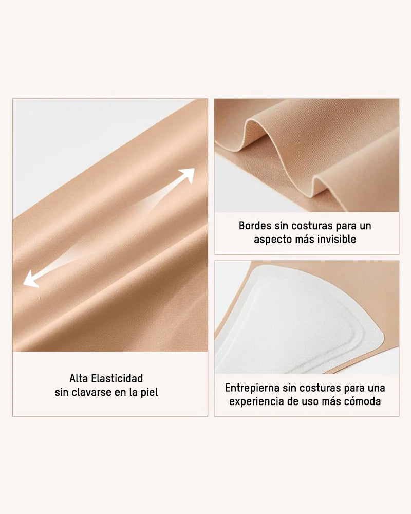 Paquete de 5 Tanga Sin Costuras con Protección Antimarcas