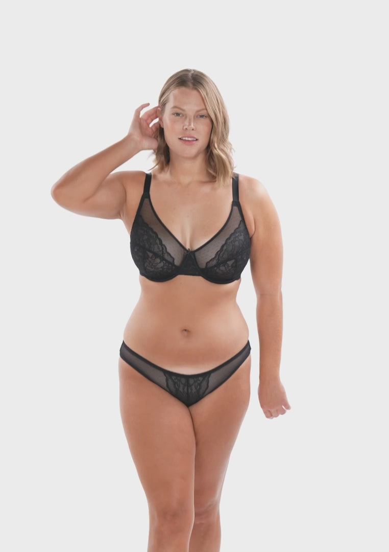 Sujetador Minimizer de Encaje con Cobertura Total