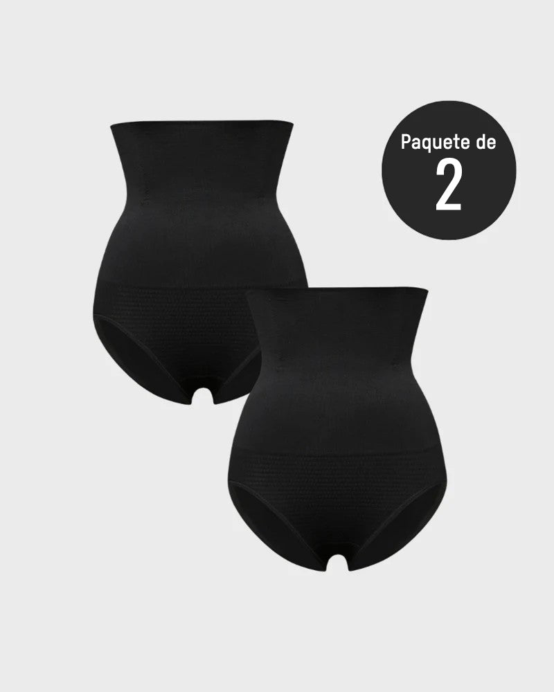 Bragas moldeadoras de cintura alta con firmeza (paquete de 2)