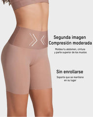 Shorts de yoga de cintura alta, ligeros y moldeadores