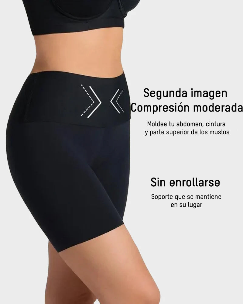 Shorts de yoga de cintura alta, ligeros y moldeadores