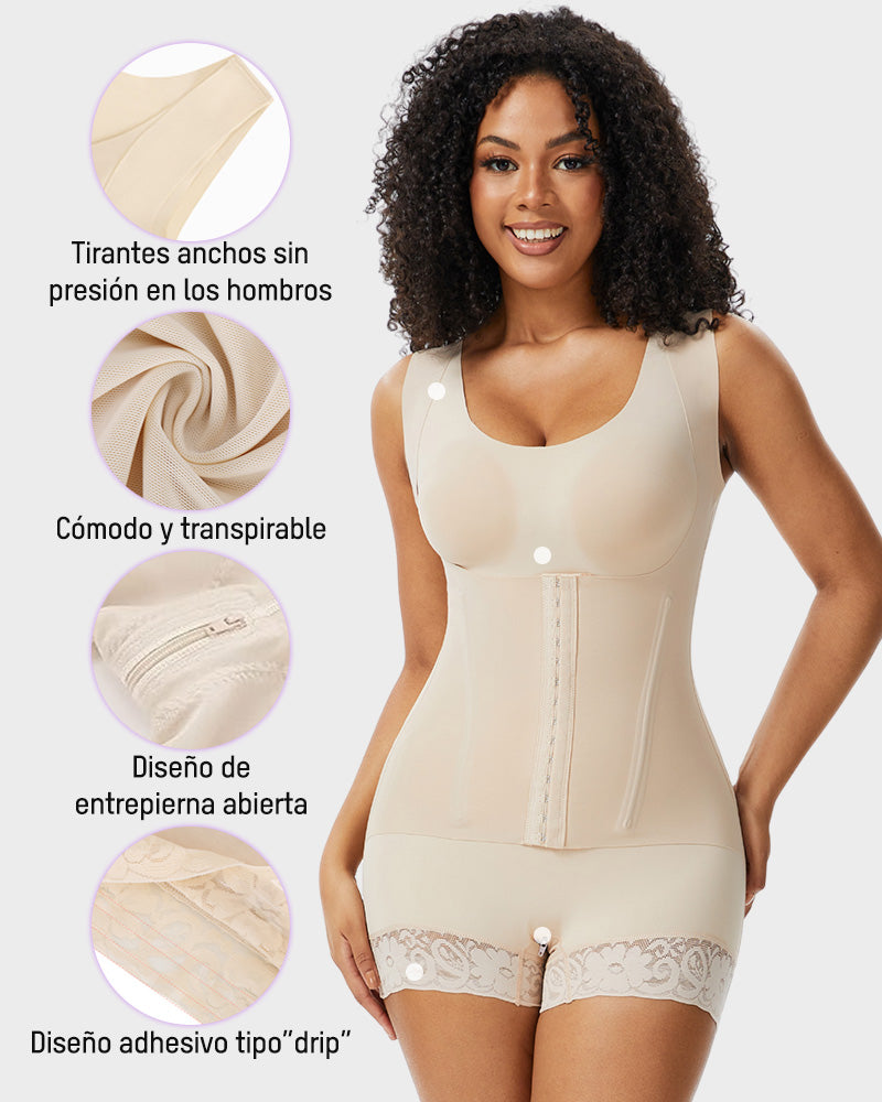 Body Faja de Control Abdominal de Doble Capa PowerMesh