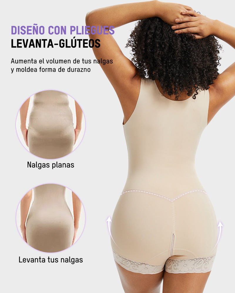 Body Faja de Control Abdominal de Doble Capa PowerMesh