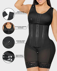 Faja Colombiana de Cuerpo Completo con Doble Control de Abdomen